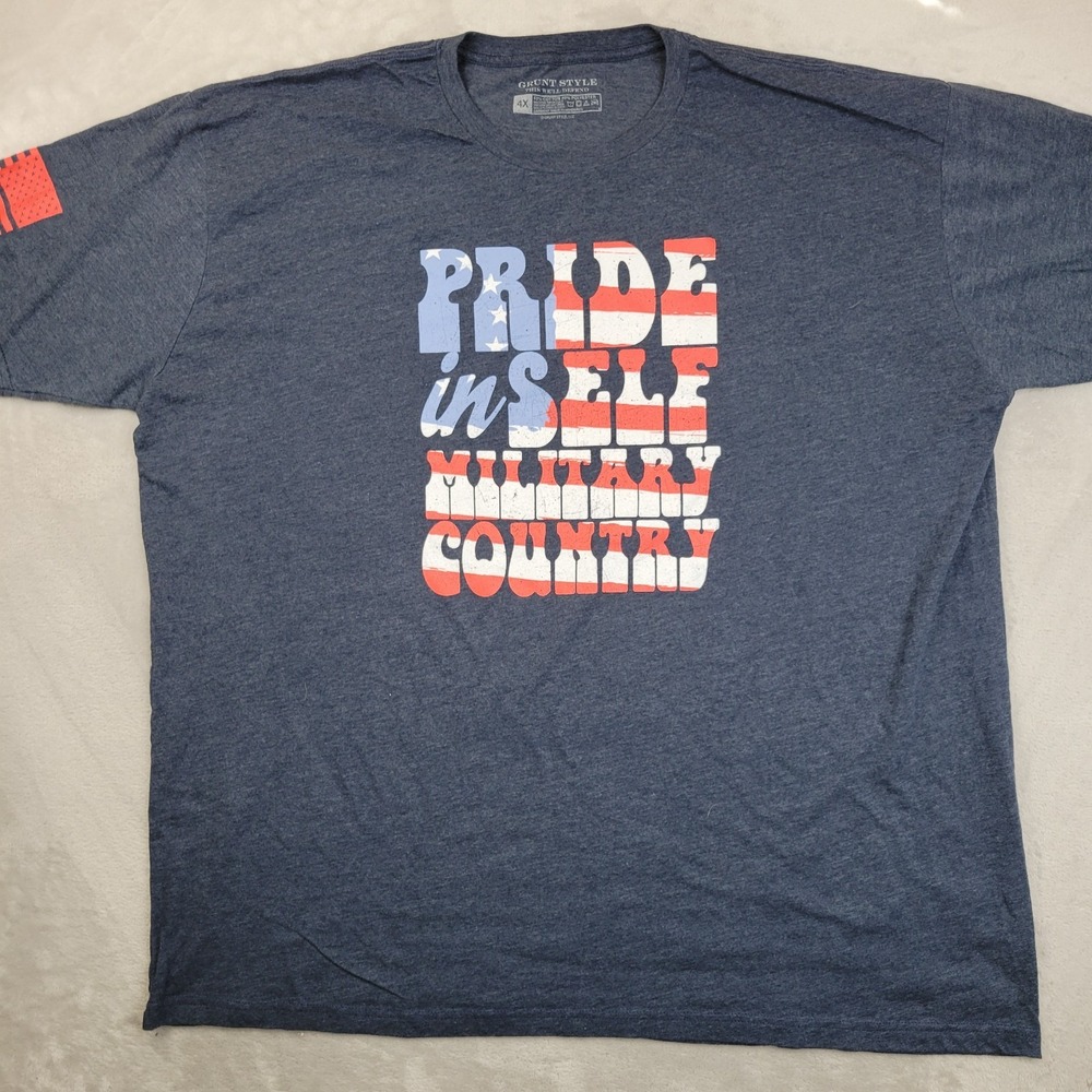 Grunt Style T Shirt Men XXXXL Patriot Military Tactical Veteran 2A Police 626
